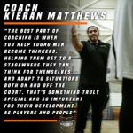 Coach Kieran Matthews