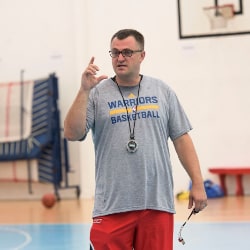 Coach Alek Blagoevski-Trazoff